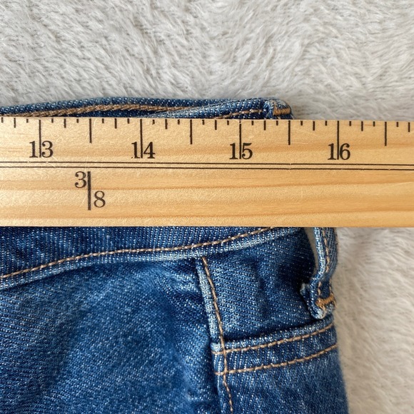 AE Outfitters Denim Cargo Maxi Skirt Size 6 Medium Wash Comfort Waistband - Picture 9 of 10